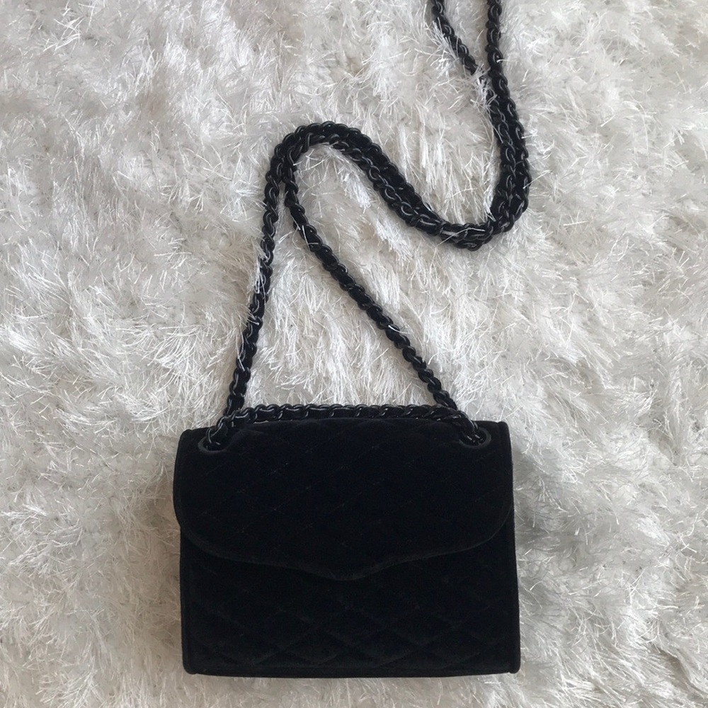 Rebecca Minkoff velvet crossbody